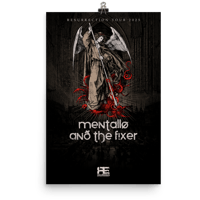 Mentallo & The Fixer 'Resurrection' 11x17 poster (Leftover Tour Stock)