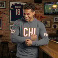 Image 1 of Rival CHI - Hooded Long-Sleeve Tee