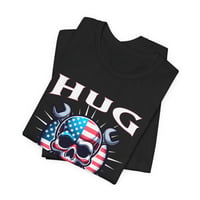 Image 2 of Hug Your Mechanic – Patriotic Skull Tee
