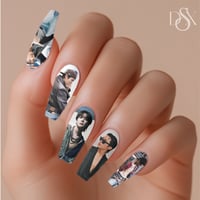 Image 1 of BTS J-HOPE HOBI NAIL DECALS 