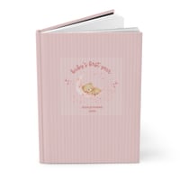 Image 2 of Baby's First Year Journal Book Pink Personalized Gifts - Bear - Hardcover Matte 5.75"x8