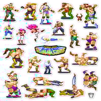 Image 1 of Saturday Night Slam Masters Sticker/Magnet Sets (25 Pieces)