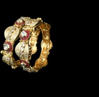 Image 2 of Zahra Cuff Bangle 