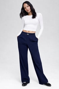 blue navy pantalón 