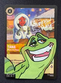 Lorcana Alter and Autograph- Frog Naveen