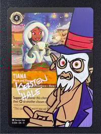 Lorcana Alter and Autograph- Dr. Facilier