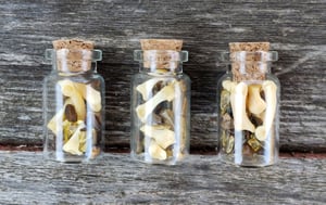 Image of Bobcat Bone and Gemstone Bottle