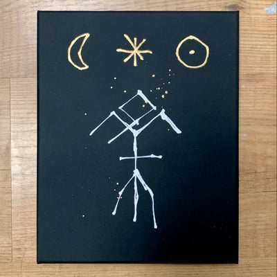 Image of Sigil for The MYSTIC (original painting) ON CANVAS