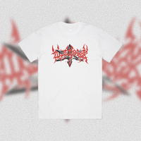 WHITE SHURIKEN LOGO TEE