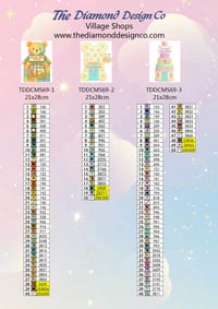 Image 4 of Village Shops Mini Diamond Painting Kit by ChristyCreative