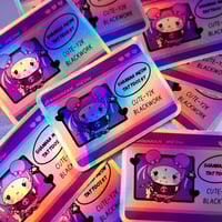 Image 1 of Meow Holographic Sticker ✨