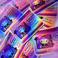 Image 2 of Meow Holographic Sticker ✨