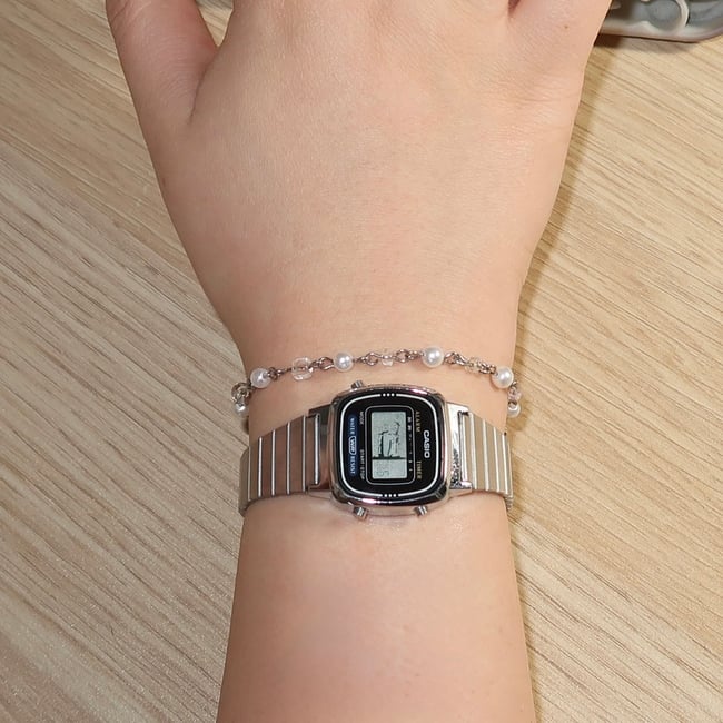 mini pearl and seed beed bracelet