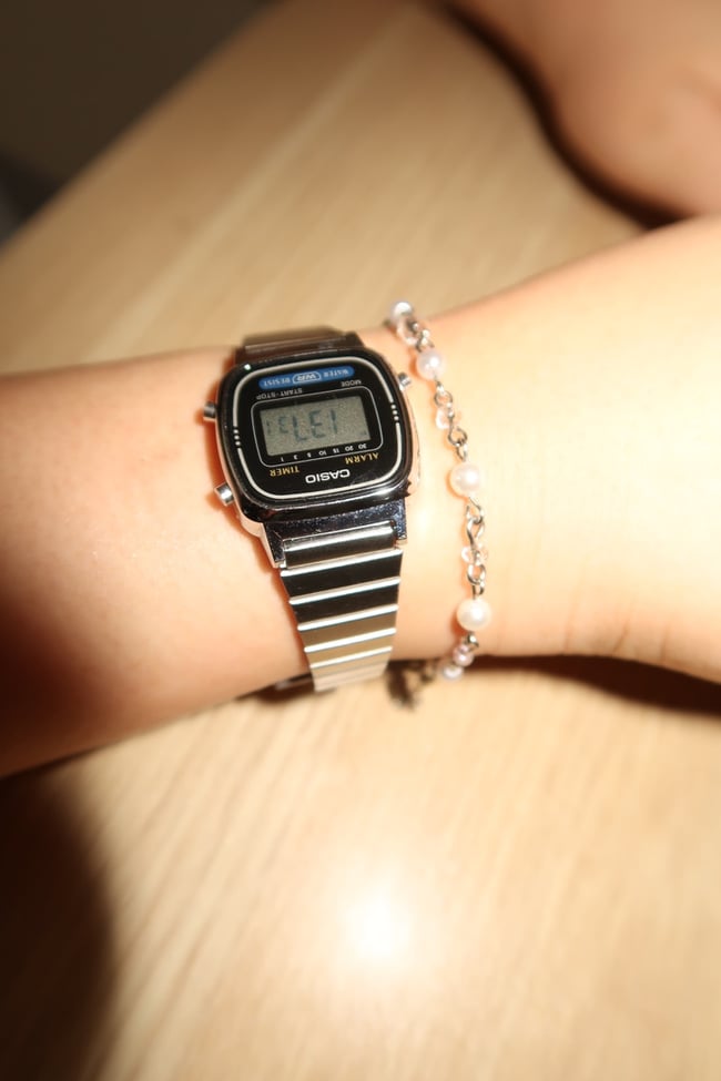 mini pearl and seed beed bracelet