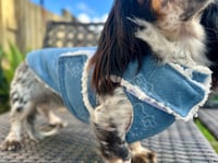 Image 2 of Hello Kitty Denim Chest Cover Coat