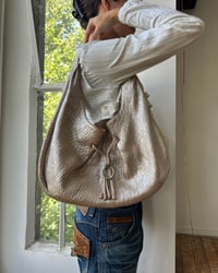 Image 1 of METALLIC LEATHER BAG