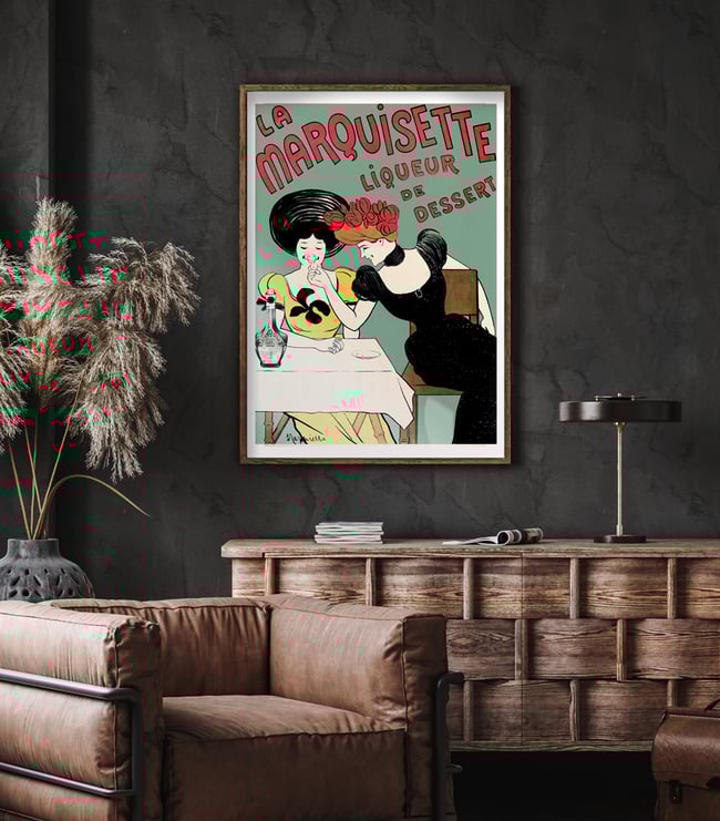 La Marquisette | Leonetto Cappiello | 1903 | Vintage Ads | Wall Art Print | Vintage Poster