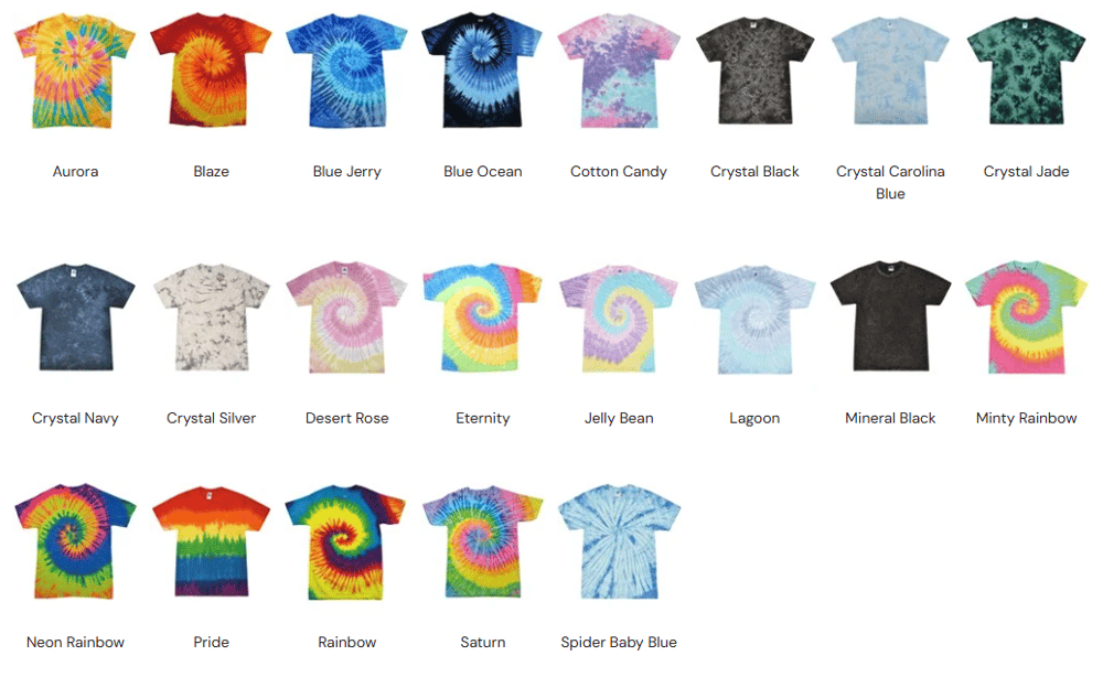 Image of ADULT Summer Sprinkle Tee -TIE DYE
