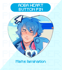 Aoba Heart button pin 