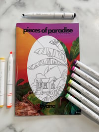 Image 1 of Pieces of Paradise Colouring Book