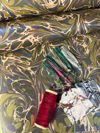 Image 2 of Twilight Swirl Gift Wrapping Bundle with tags and ribbon // 2 sets available 