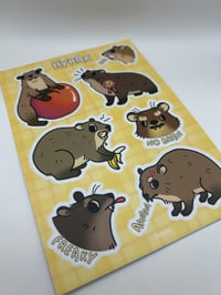Image 2 of Hyrax sticker sheet