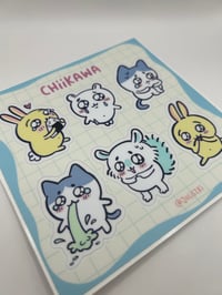 Image 2 of Chiikawa sticker sheet