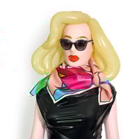 Image 1 of “BLA” Silk Scarf — 90 × 90 cm