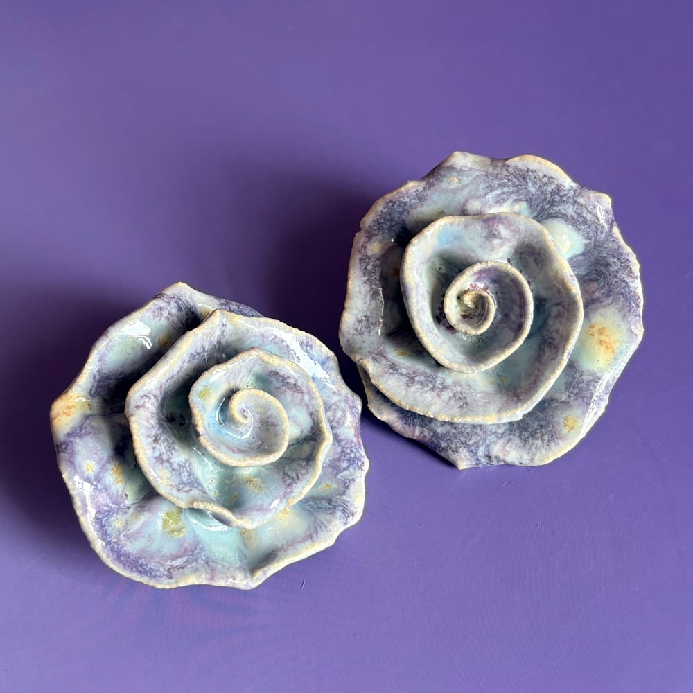 Image of Purple Giftboxed Rose 