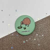 Kiwi cannibalism pin 