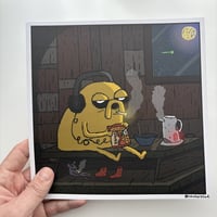 Image 1 of Jake's Smoke Break - Digital Print [W/ Sticker Bundle]