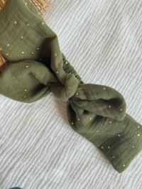 Image 4 of Bandeau Léontine - vert / kaki