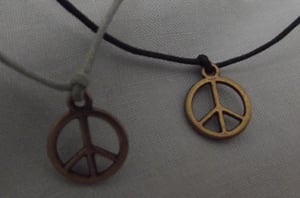 Image of Bronze Peace Charm Bracelets