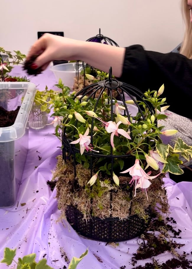 Birdcage Floral Arrangement Workshop