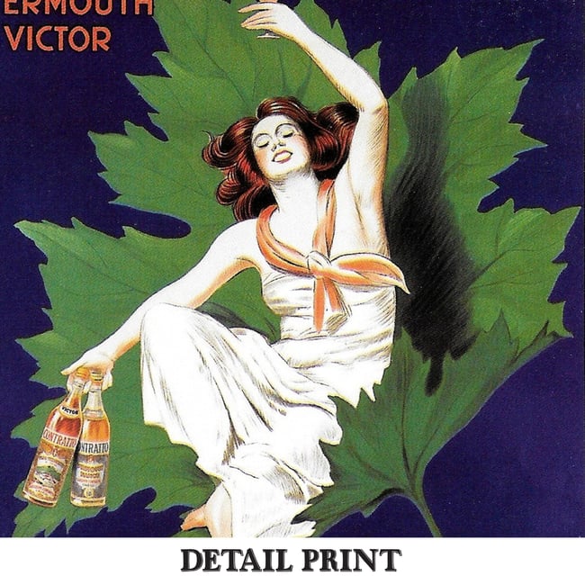 Contratto Vermouth Bianco | Leonetto Cappiello | 1925 | Vintage Ads| Wall Art Print | Vintage Poster