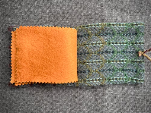 Image of Handwoven Needle/Pin Case No.11