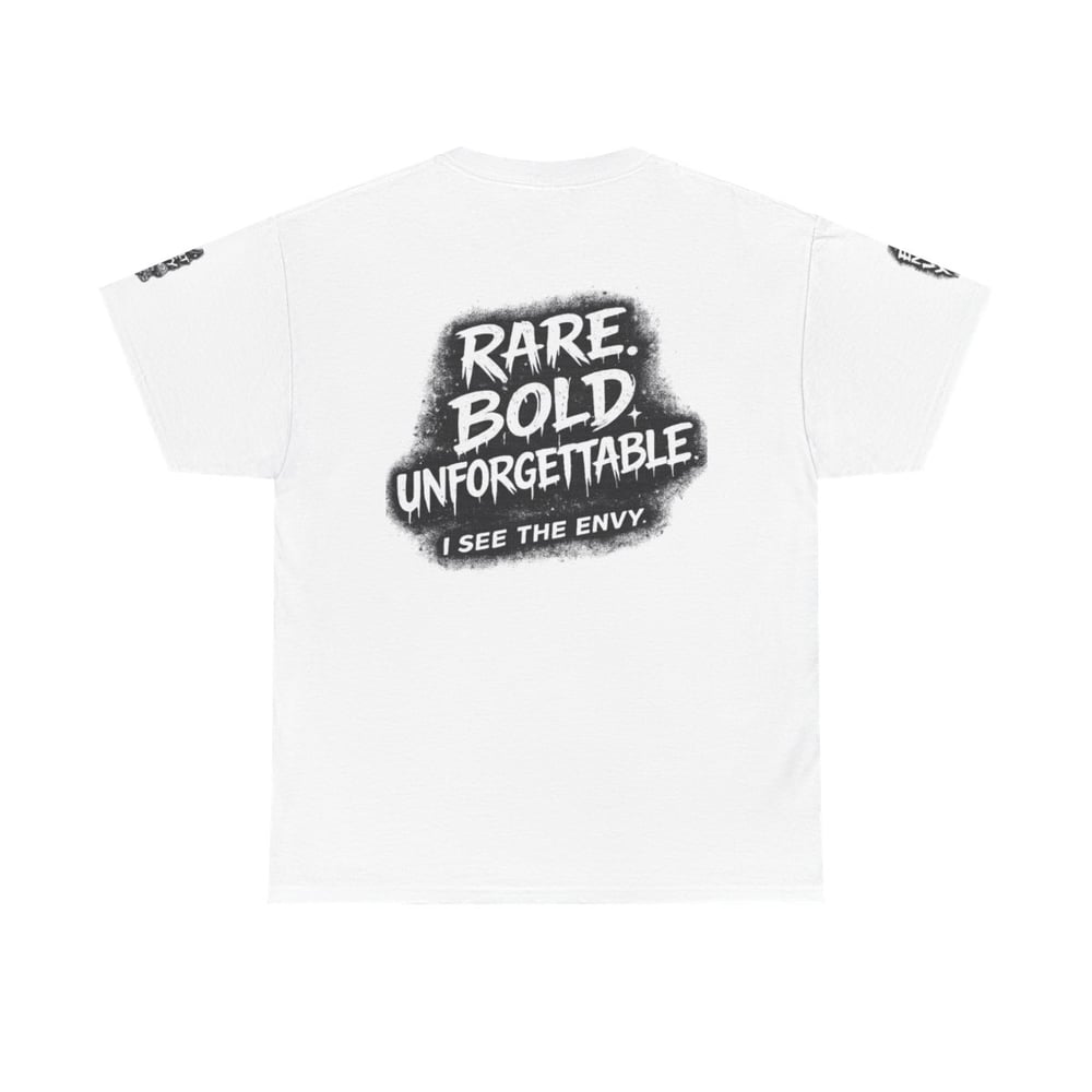 Image of Envious Stylez Boutique Tee — 'Rare. Bold. Unforgettable.' Graphic T-Shirt