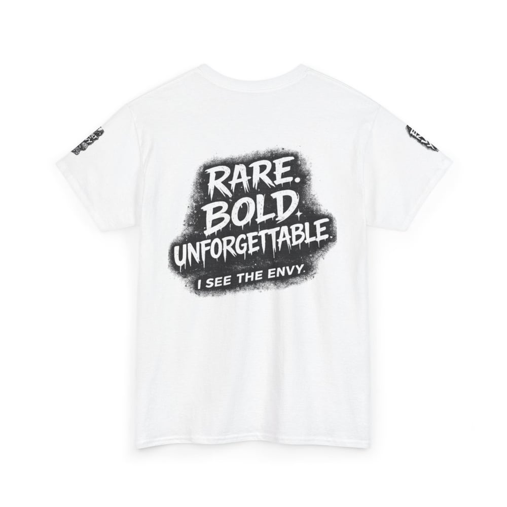 Image of Envious Stylez Boutique Tee — 'Rare. Bold. Unforgettable.' Graphic T-Shirt