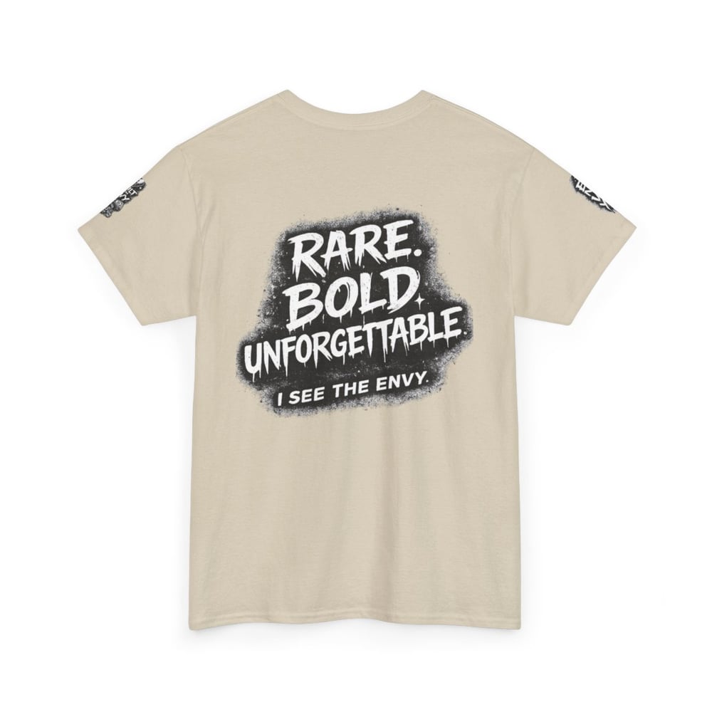 Image of Envious Stylez Boutique Tee — 'Rare. Bold. Unforgettable.' Graphic T-Shirt