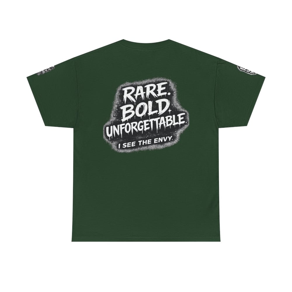Image of Envious Stylez Boutique Tee — 'Rare. Bold. Unforgettable.' Graphic T-Shirt