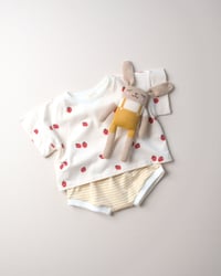 Image 4 of BLOOMER ALIX rayé, citron | Certifié Oeko-Tex