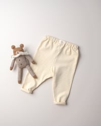 Image 3 of LEGGING ALMA rayé, citron | Certifié Oeko-Tex