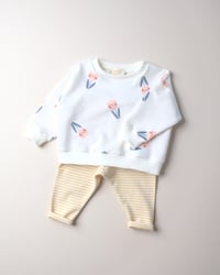 Image 5 of SWEAT CHARLIE - illustration fleurs | Certifié Oeko-Tex