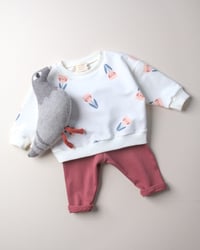 Image 4 of SWEAT CHARLIE - illustration fleurs | Certifié Oeko-Tex