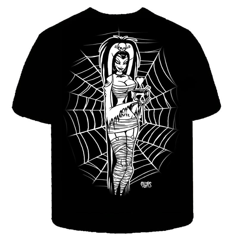 Image of Preorder COBWEB GHOUL- mens shirt - SHIPS MARCH 6TH