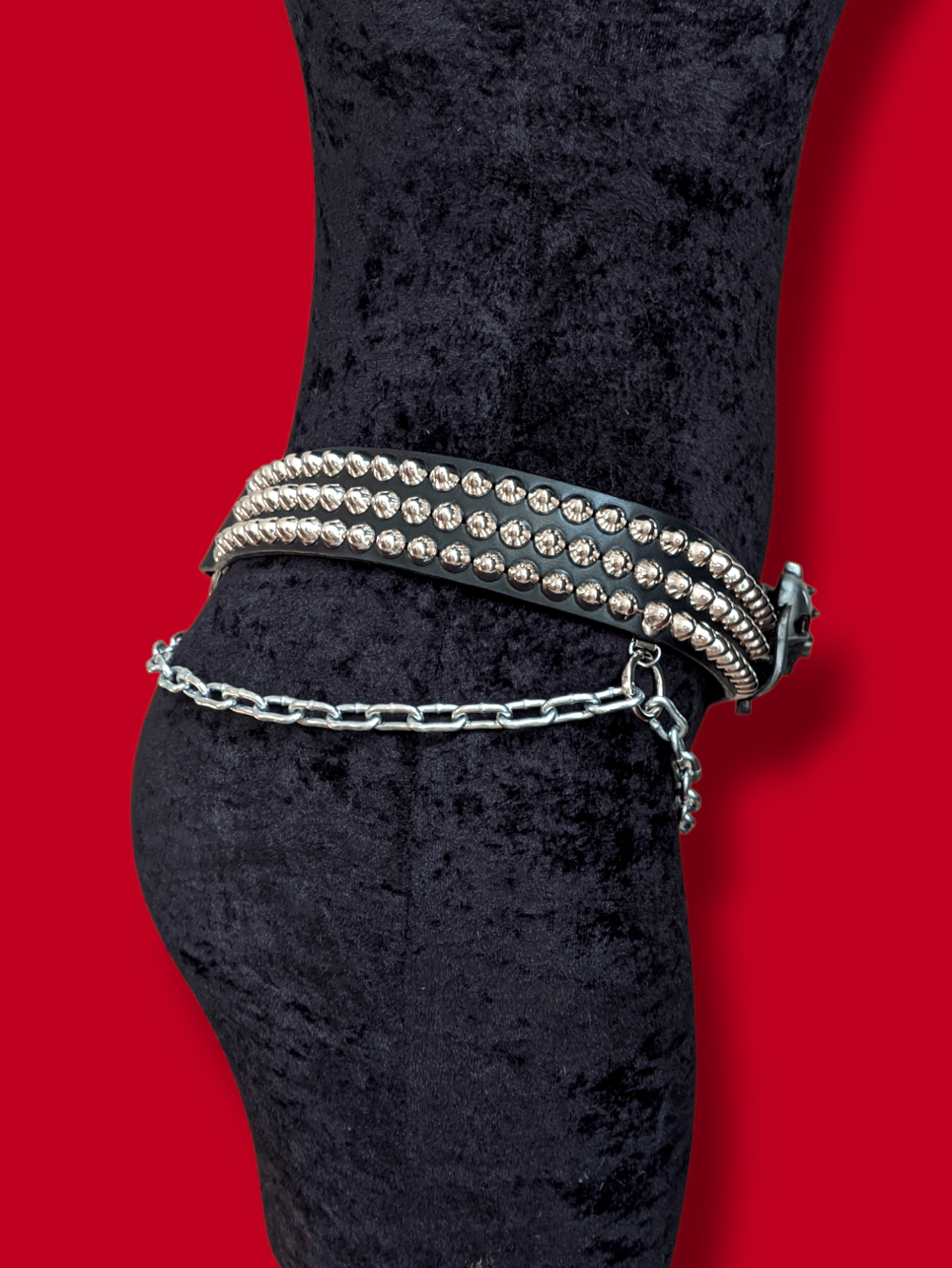 DISTURBIO DE CROMO Leather Belt