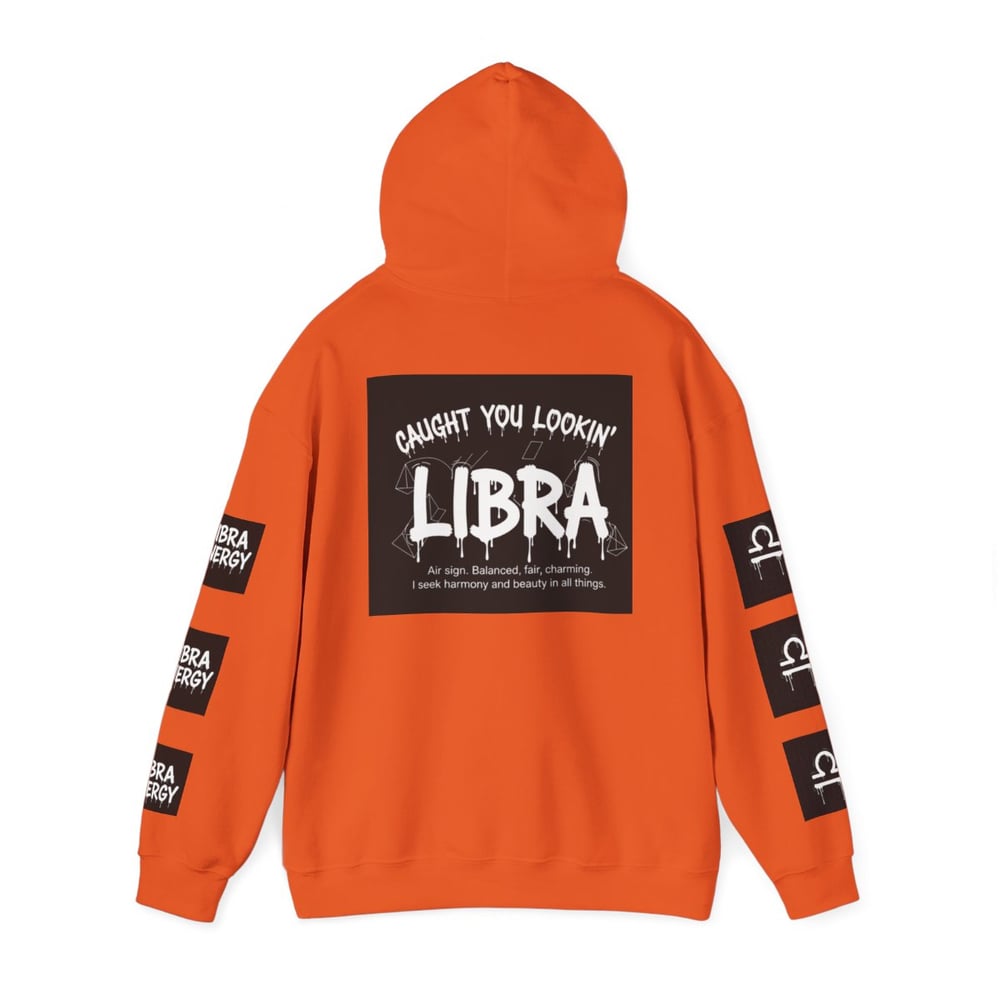 Image of Libra Zodiac Hoodie — "All Eyes on Libra" Graphic Astrology Sweatshirt