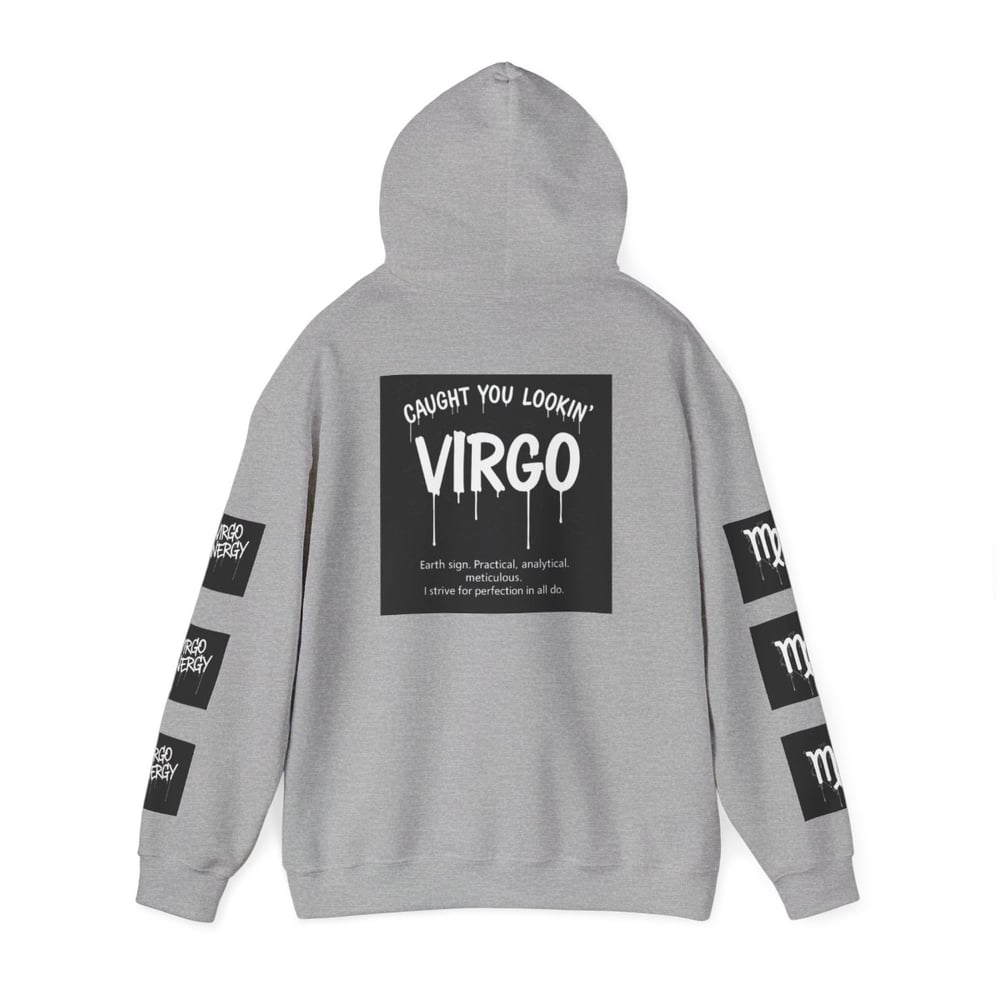 Image of Virgo Zodiac Hoodie – "All Eyes on Virgo" Astrological Sweatshirt