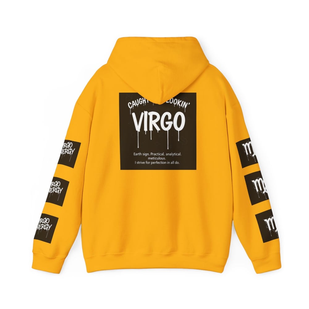 Image of Virgo Zodiac Hoodie – "All Eyes on Virgo" Astrological Sweatshirt