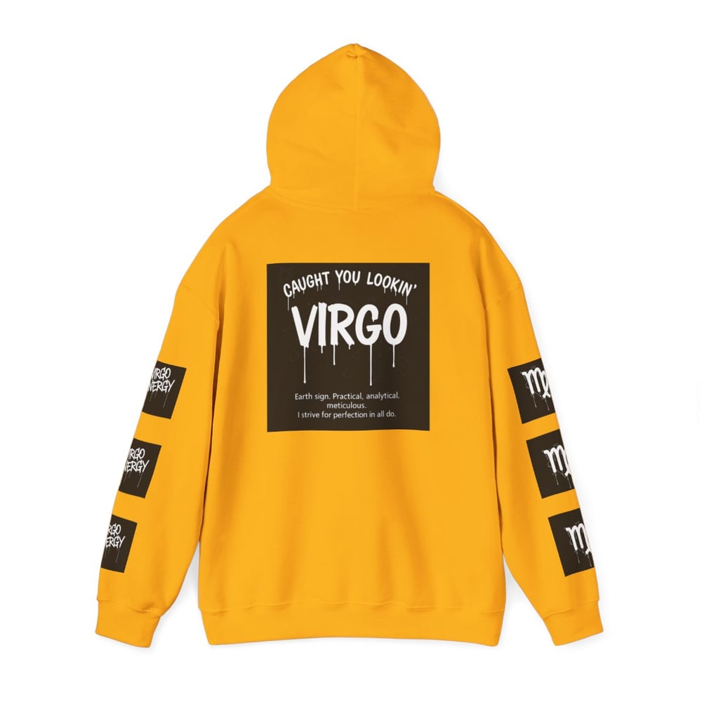 Image of Virgo Zodiac Hoodie – "All Eyes on Virgo" Astrological Sweatshirt